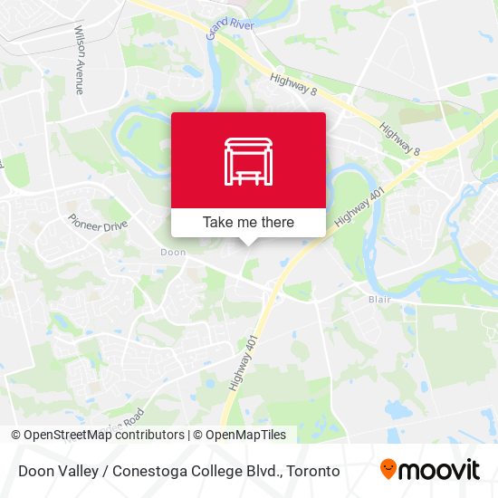 Doon Valley / Conestoga College Blvd. plan