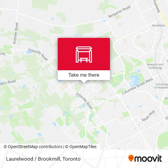 Laurelwood / Brookmill map