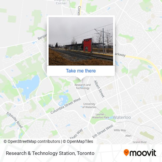 Research & Technology Station map