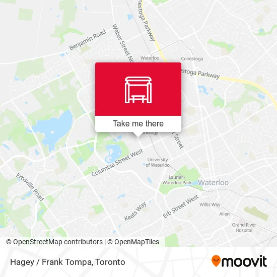 Hagey / Frank Tompa map