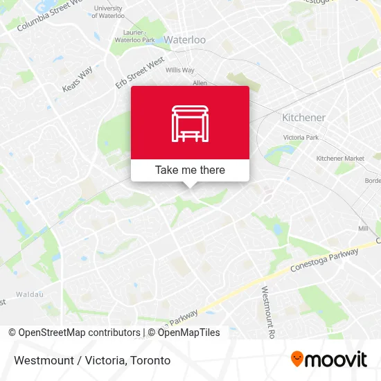 Westmount / Victoria map