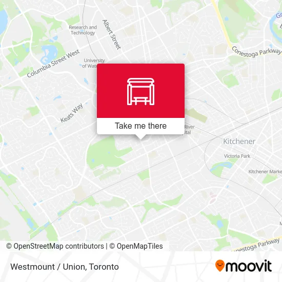 Westmount / Union map