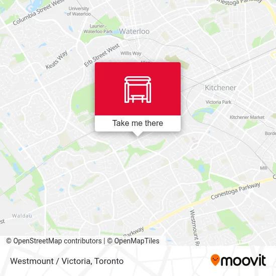 Westmount / Victoria map