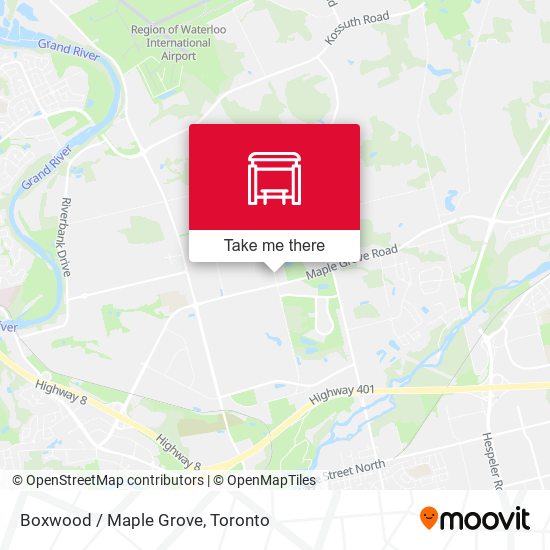 Boxwood / Maple Grove map