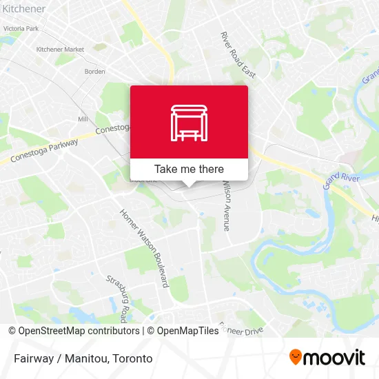 Fairway / Manitou map