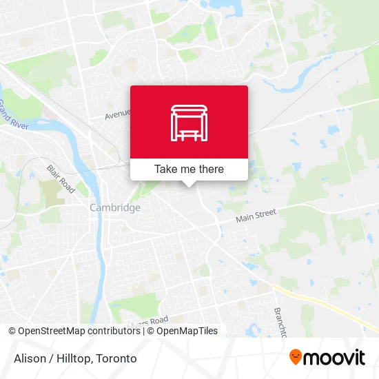Alison / Hilltop map