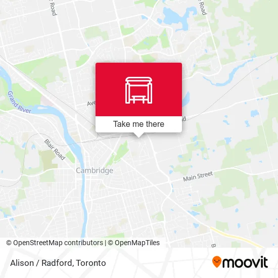 Alison / Radford map
