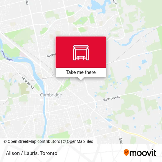 Alison / Lauris map