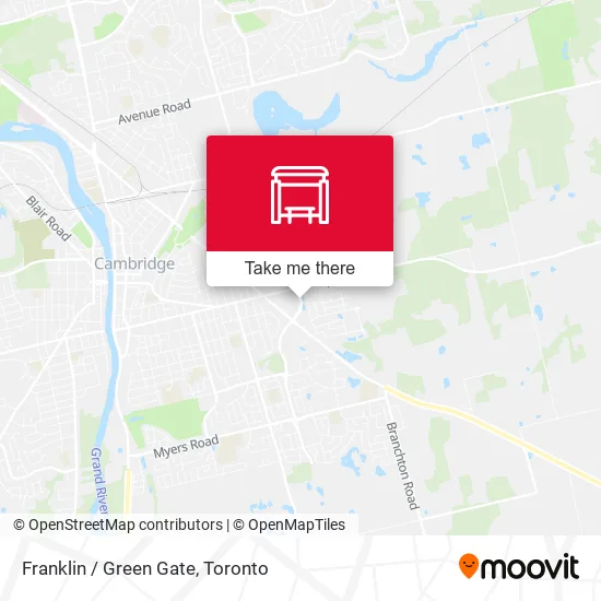 Franklin / Green Gate map