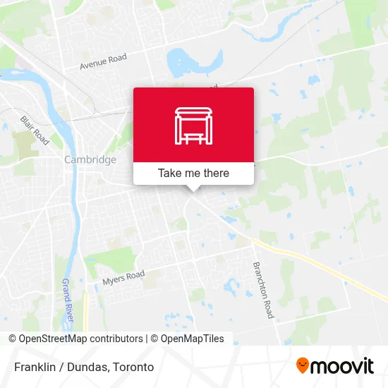 Franklin / Dundas map
