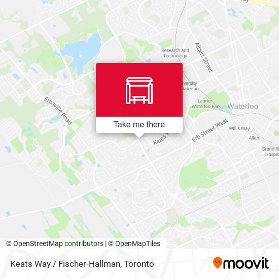 Keats Way / Fischer-Hallman map