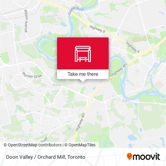 Doon Valley / Orchard Mill map