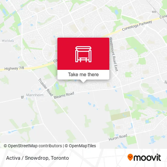 Activa / Snowdrop map