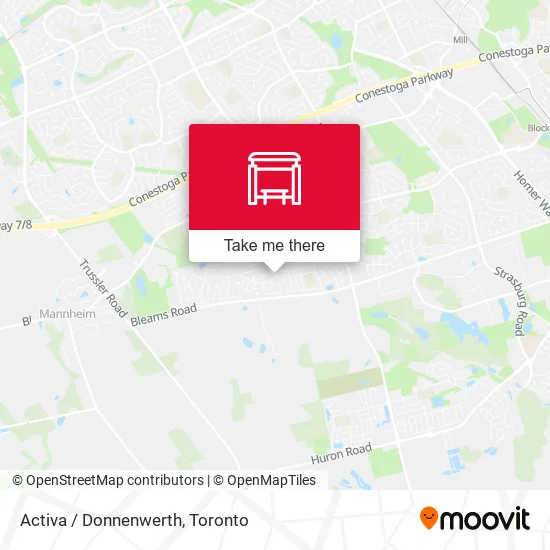 Activa / Donnenwerth map