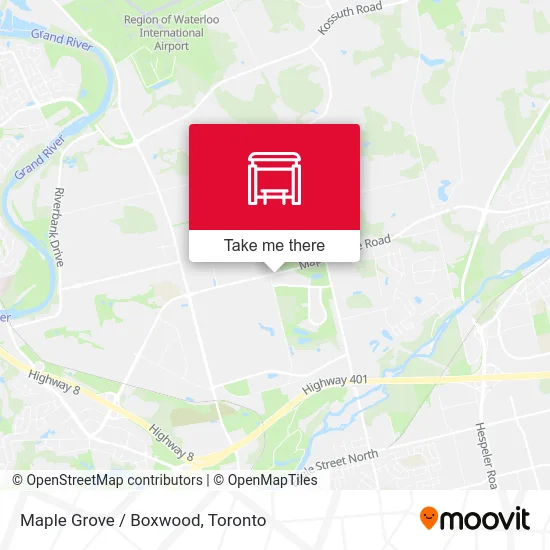 Maple Grove / Boxwood map