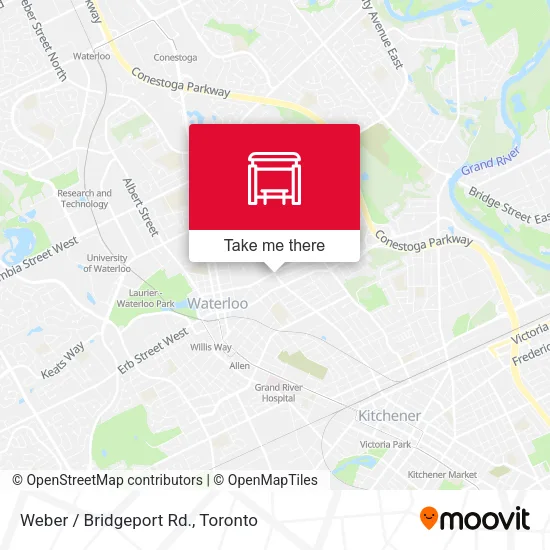 Weber / Bridgeport Rd. map