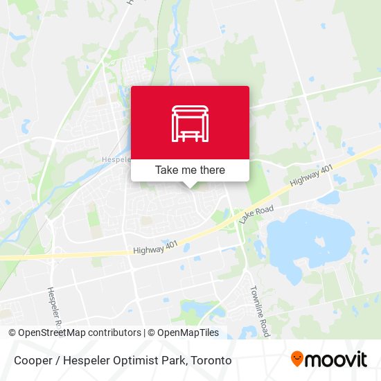 Cooper / Hespeler Optimist Park map