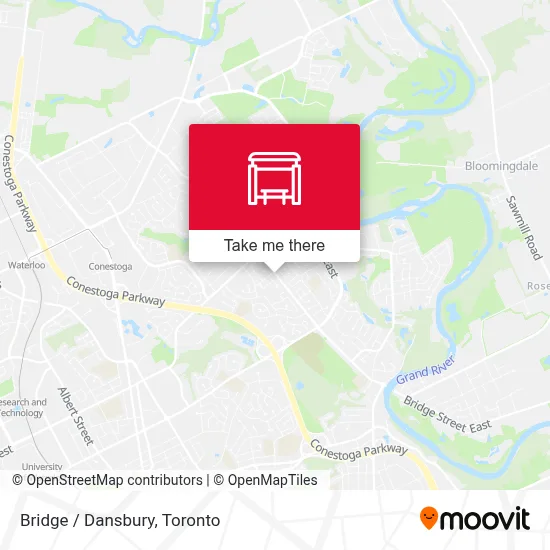 Bridge / Dansbury map