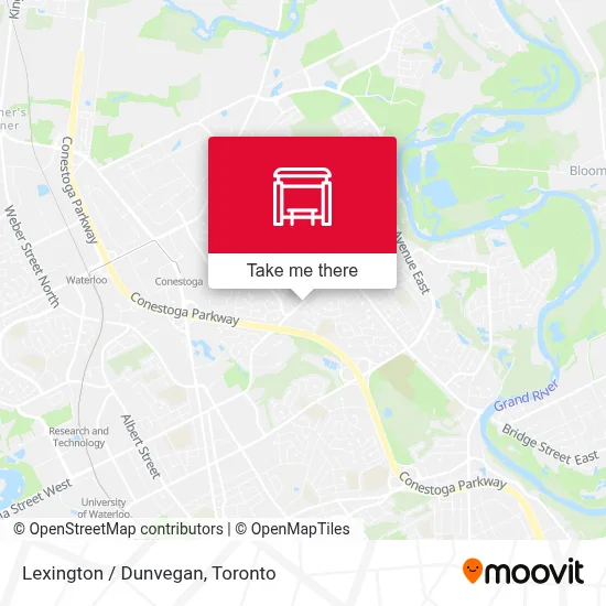Lexington / Dunvegan map