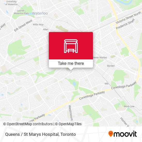 Queens / St Marys Hospital map