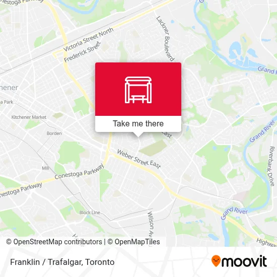Franklin / Trafalgar map