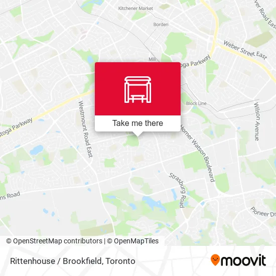 Rittenhouse / Brookfield map