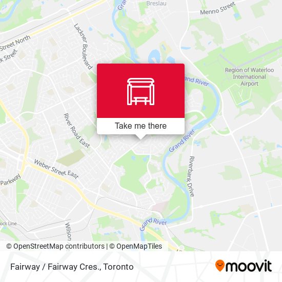 Fairway / Fairway Cres. map