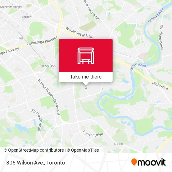 805 Wilson Ave. map