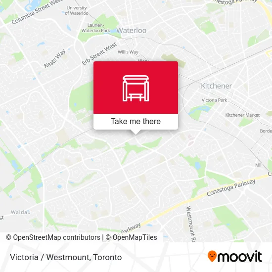 Victoria / Westmount map