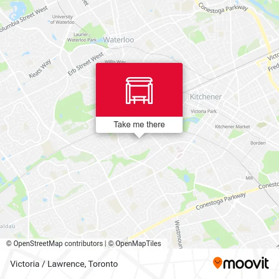 Victoria / Lawrence map