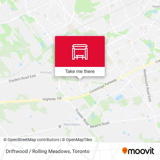 Driftwood / Rolling Meadows map