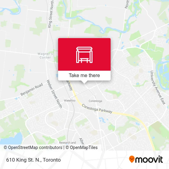 610 King St. N. map