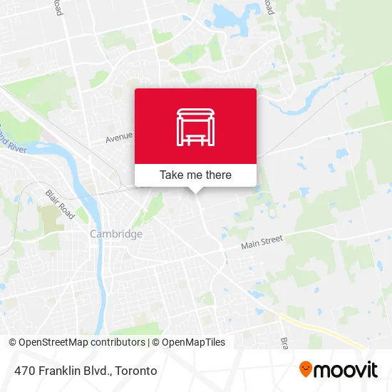 470 Franklin Blvd. map