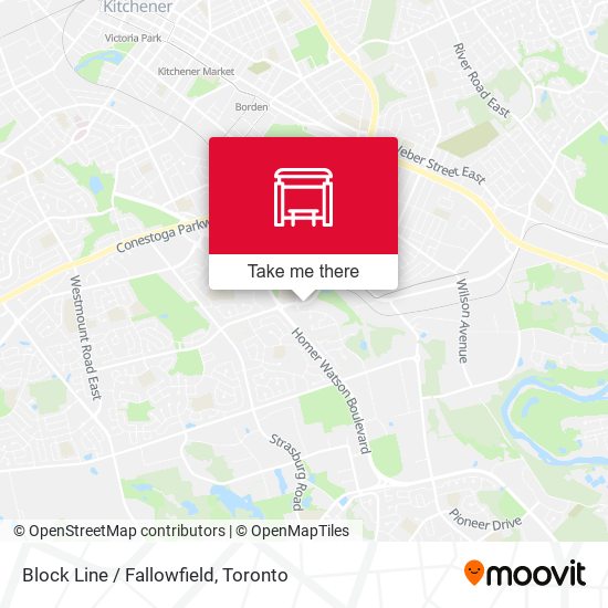 Block Line / Fallowfield map