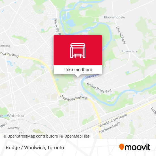 Bridge / Woolwich map