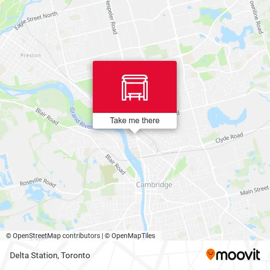 Delta Station map