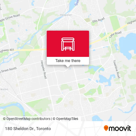 180 Sheldon Dr. map