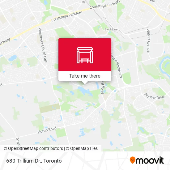 680 Trillium Dr. map
