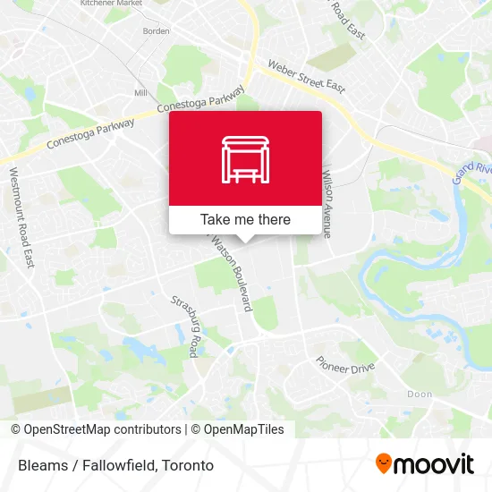 Bleams / Fallowfield map