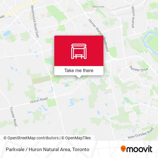 Parkvale / Huron Natural Area plan