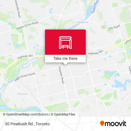 30 Pinebush Rd. map
