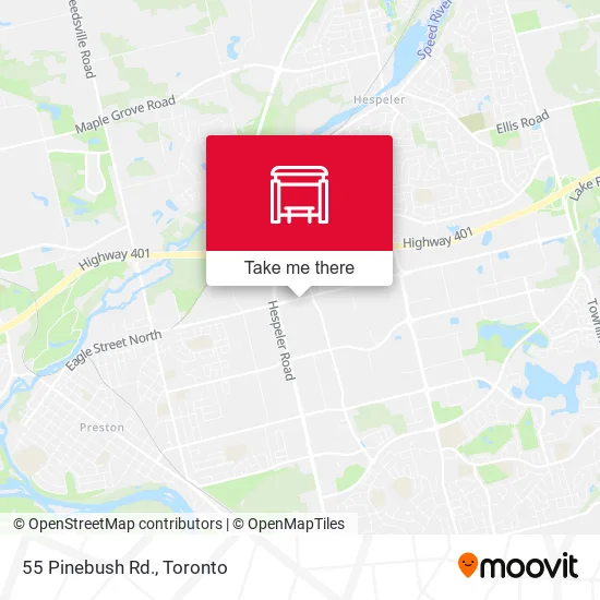 55 Pinebush Rd. map