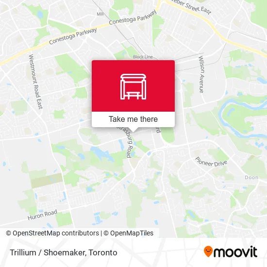 Trillium / Shoemaker map