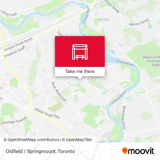 Oldfield / Springmount map