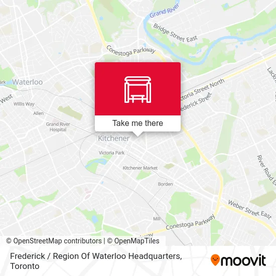 Frederick / Region Of Waterloo Headquarters map