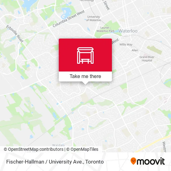 Fischer-Hallman / University Ave. map