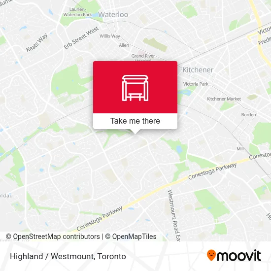 Highland / Westmount map