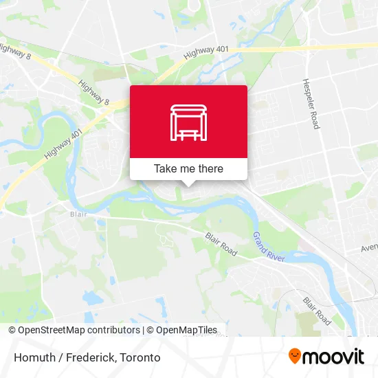 Homuth / Frederick map