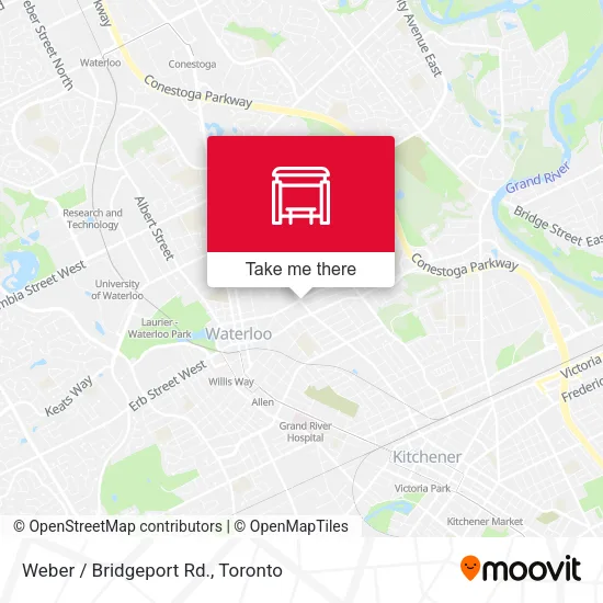 Weber / Bridgeport Rd. map