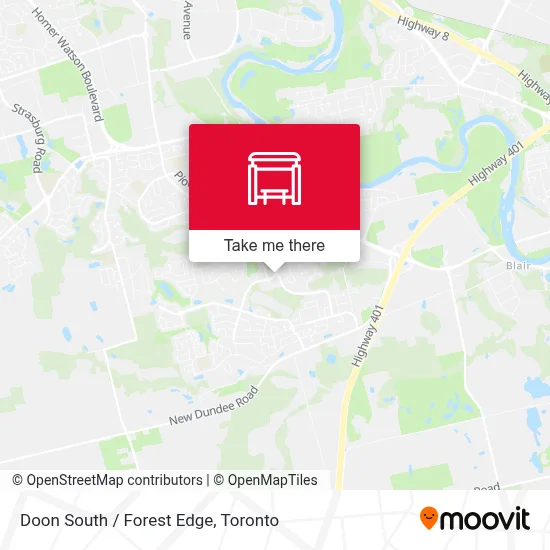 Doon South / Forest Edge map